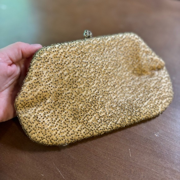 Vintage Richere Beaded Clamshell Clutch from Japan 1950s - Picture 7 of 9